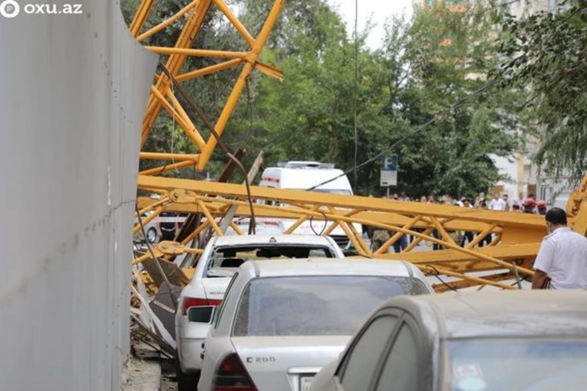 Tikinti şirkətinin iddialarına kran sahibinin CAVABI - FOTO/VİDEO+YENİLƏNİB